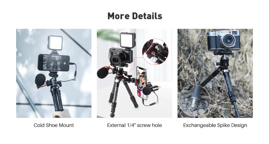 Ulanzi MT-20 Professional Carbon Fiber Tripod Monopod by  in  - EC MALL