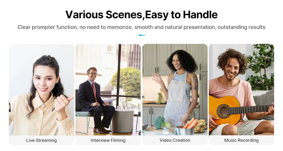 Ulanzi RT02 Universal Teleprompter For Tablets And Smartphones With Remote Control by  in  - EC MALL