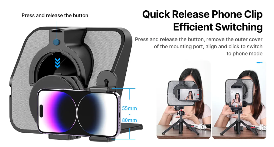 Ulanzi RT02 Universal Teleprompter For Tablets And Smartphones With Remote Control by  in  - EC MALL