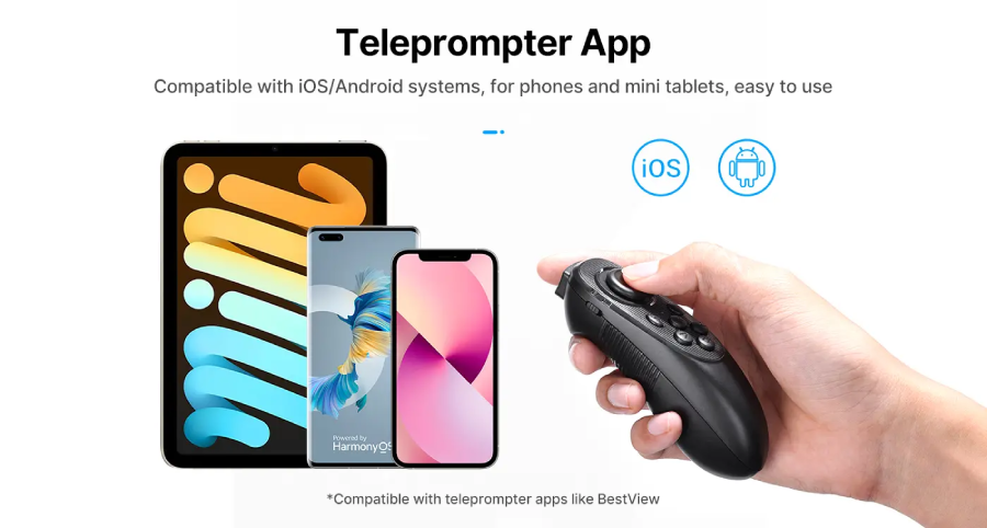 Ulanzi RT02 Universal Teleprompter For Tablets And Smartphones With Remote Control by  in  - EC MALL