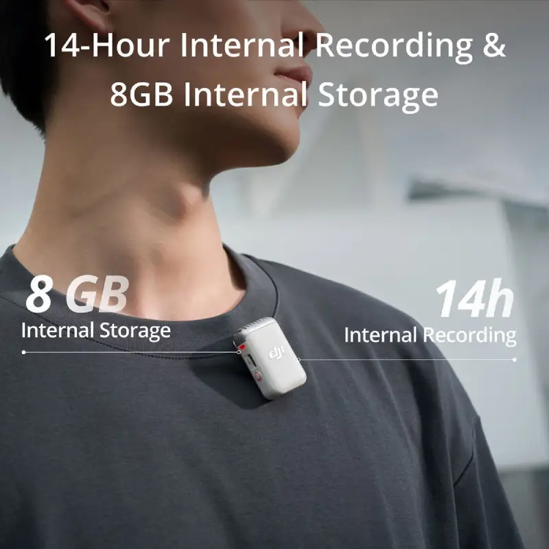 DJI Mic 2 Transmitter (Shadow Black) / (Pearl White) by  in  - EC MALL