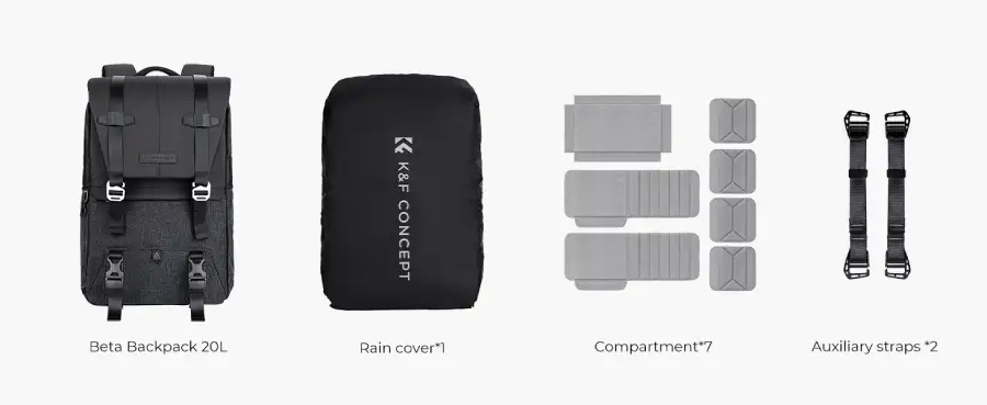 K&F Concept Beta Backpack 20L Photography Backpack by  in  - EC MALL