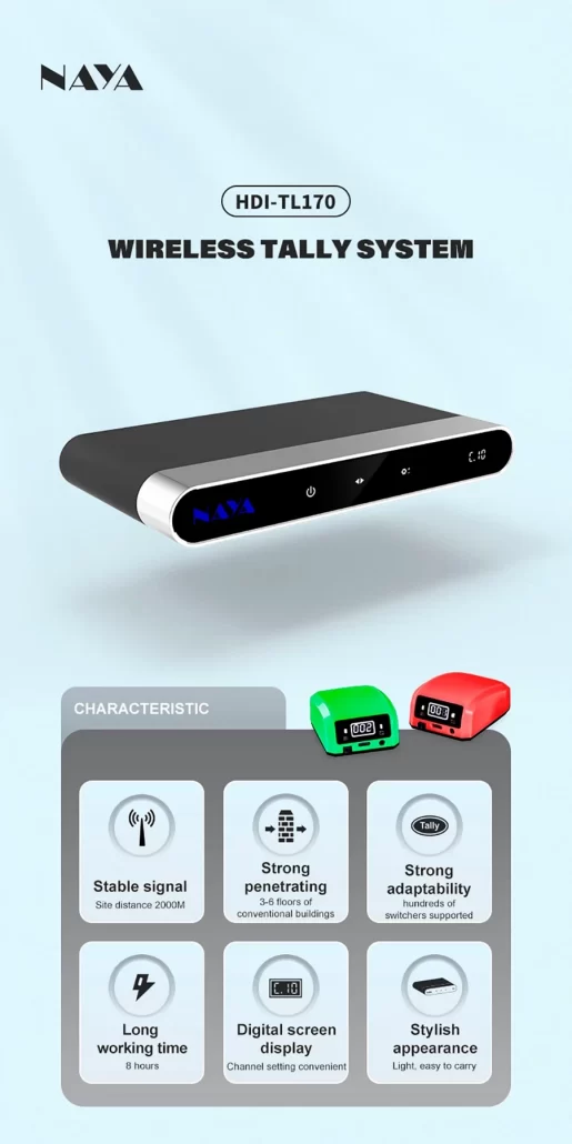 Naya HDI-TL170 4-Light Kit Wireless Tally System ไฟทอลลี่ไร้สาย by  in  - EC MALL