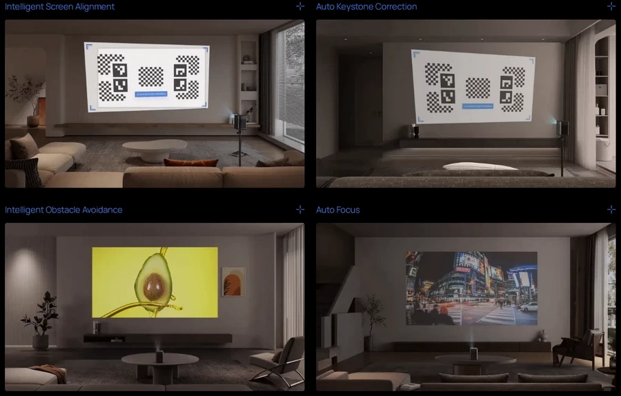 Xgimi Halo+ Portable Projectors with Built-In Battery by  in  - EC MALL