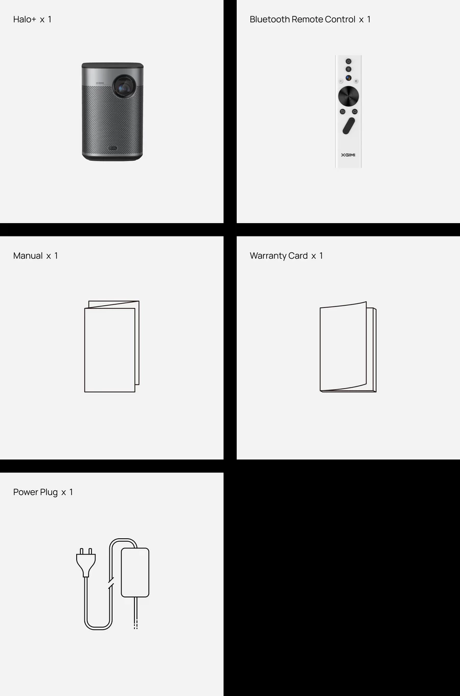 Xgimi Halo+ Portable Projectors with Built-In Battery by  in  - EC MALL