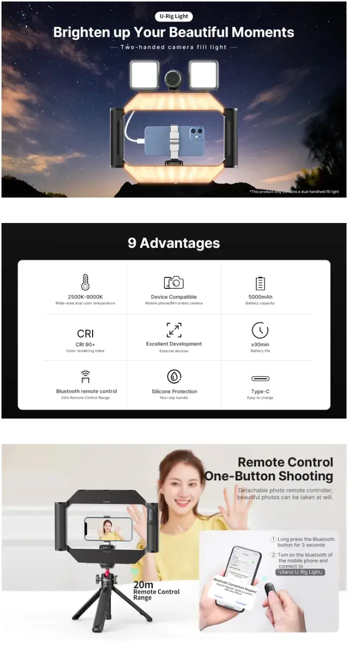 Ulanzi U-Rig Light Smartphone Video Rig by  in  - EC MALL