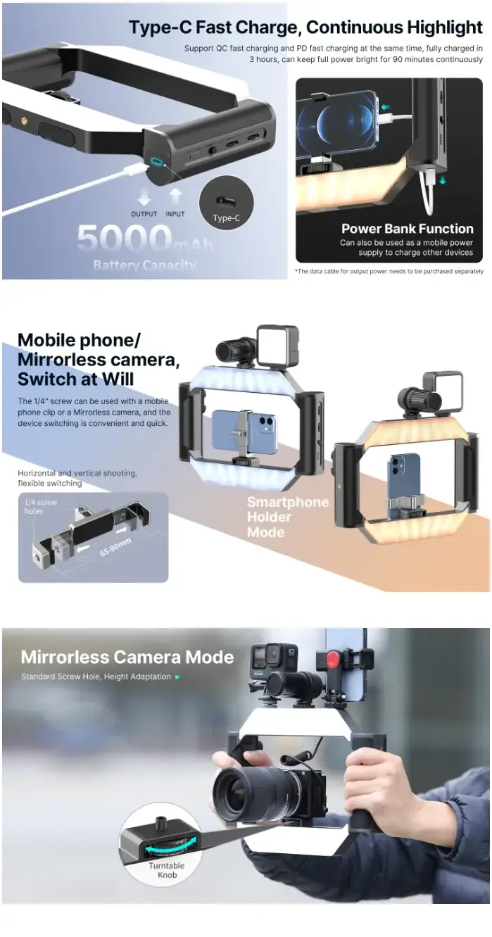 Ulanzi U-Rig Light Smartphone Video Rig by  in  - EC MALL