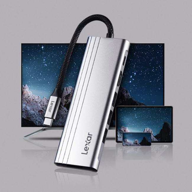 Lexar H31 7-in-1 USB-C Hub by  in  - EC MALL