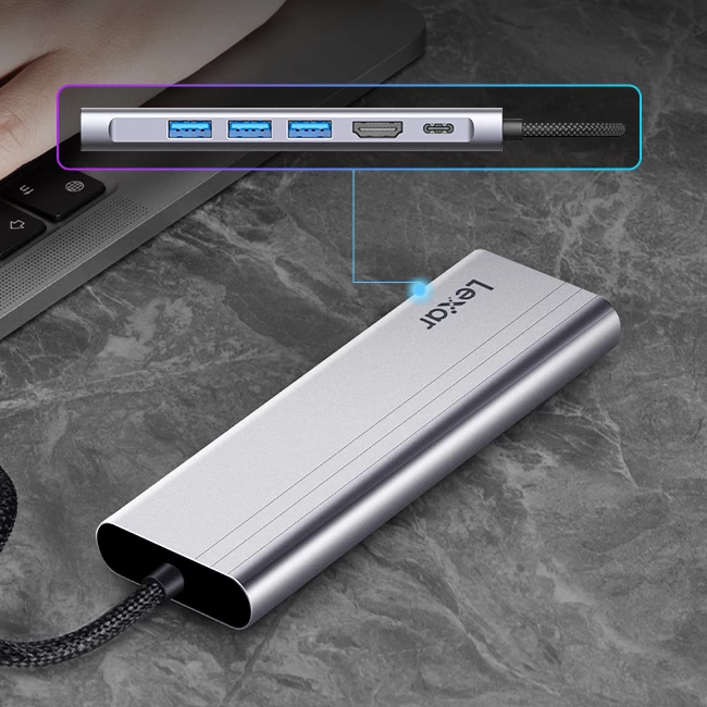 Lexar H31 7-in-1 USB-C Hub by  in  - EC MALL