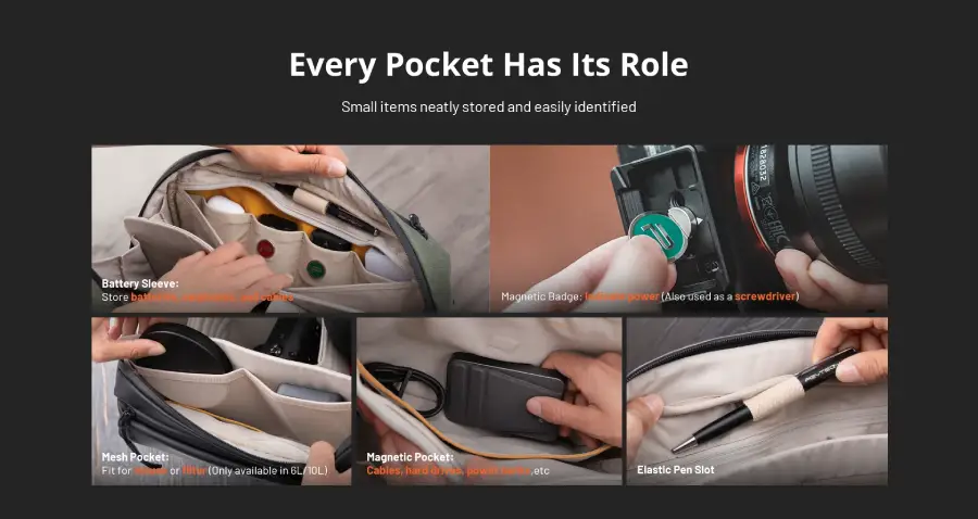 PGYTECH OneGo Solo V2 6L by  in  - EC MALL