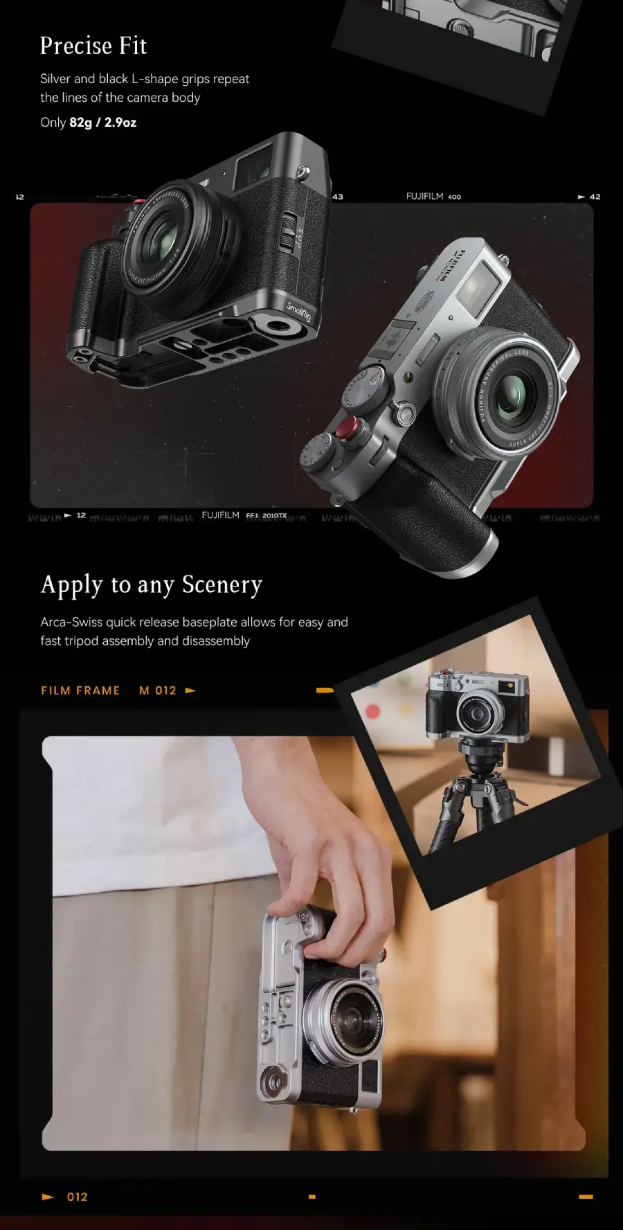 SmallRig - 4555 L-Shape Grip For Fujifilm X100VI / X100V (Silver) by  in  - EC MALL