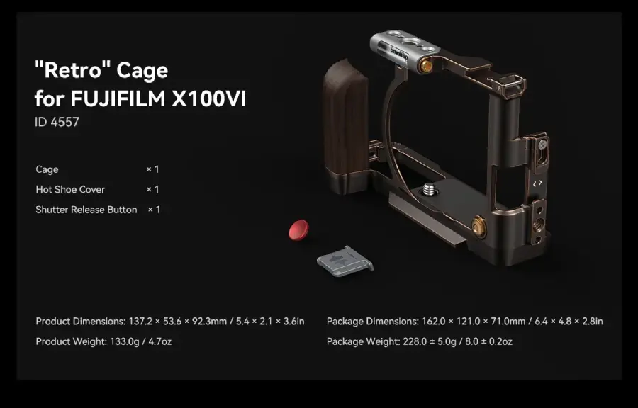 SmallRig - 4558 Leather Case Kit for Fujifilm X100VI by  in  - EC MALL