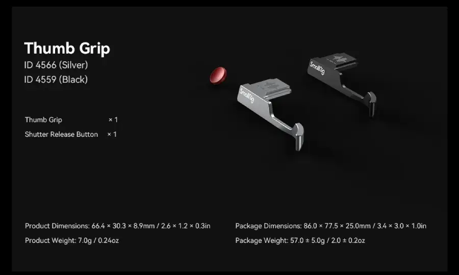 SmallRig Thumb Grip for Fujifilm X100VI / X100V by  in  - EC MALL