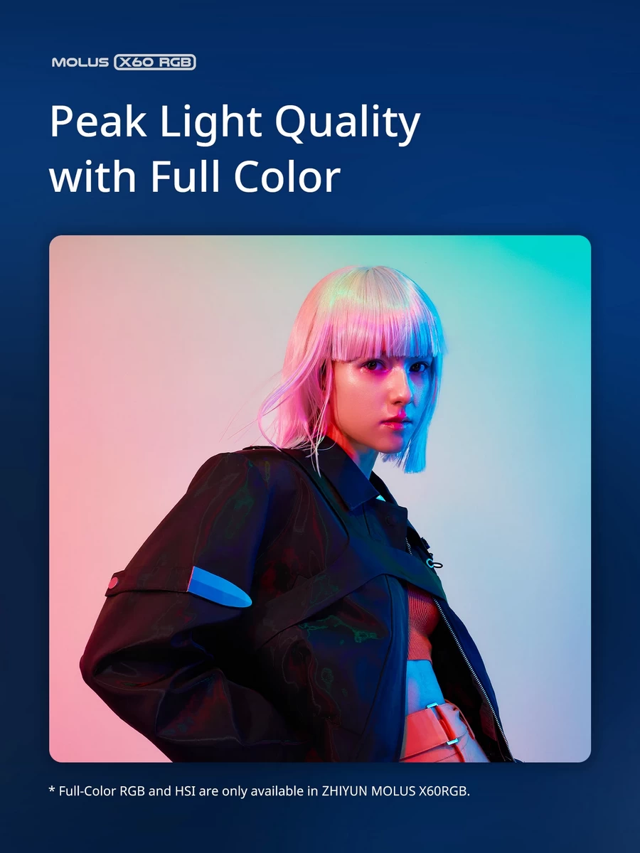 Zhiyun MOLUS X60 COB Light by  in  - EC MALL