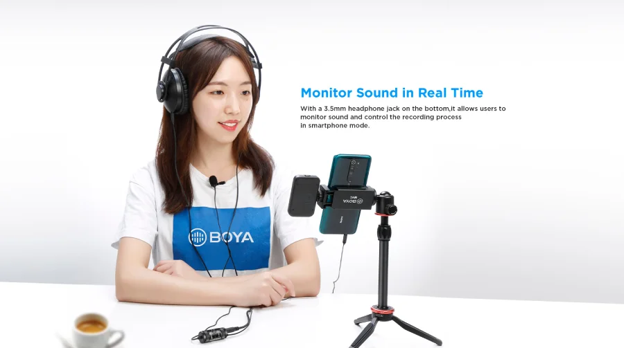 BOYA BY-M1 Pro II Universal Lavalier Microphone by  in  - EC MALL
