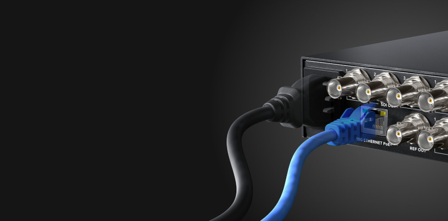 Blackmagic 2110 IP Converter 8x12G SFP by  in  - EC MALL