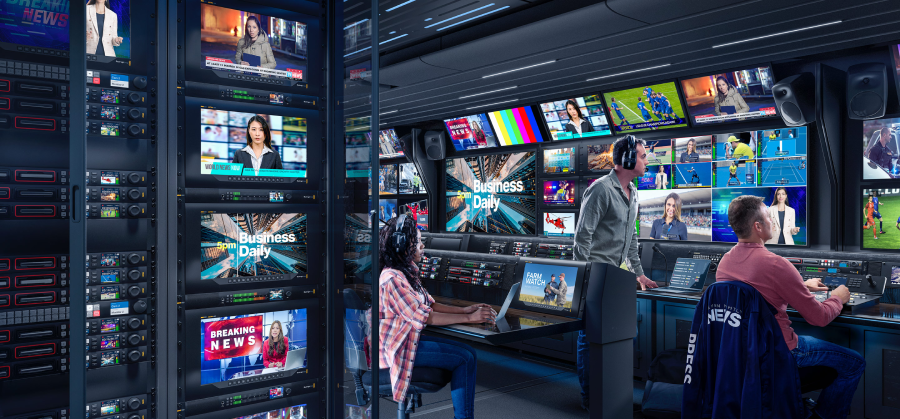 Blackmagic 2110 IP Converter 8x12G SFP by  in  - EC MALL