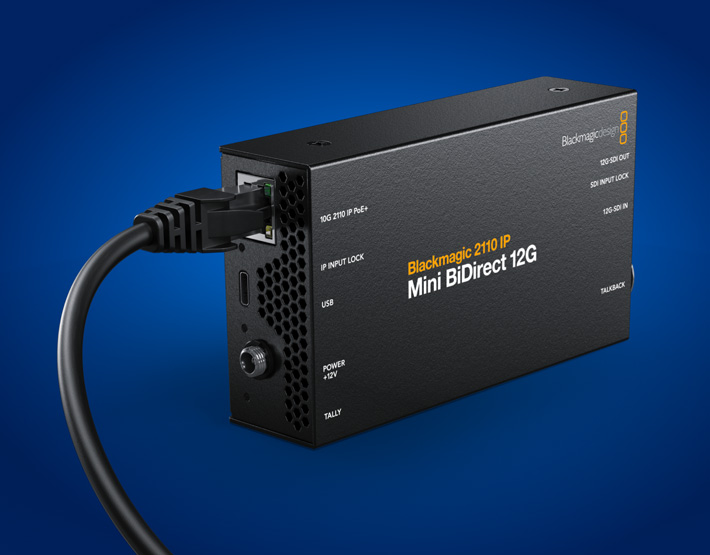 Blackmagic 2110 IP Converter 8x12G SFP by  in  - EC MALL