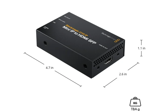 Blackmagic 2110 IP MINI IP to HDMI SFP by  in  - EC MALL