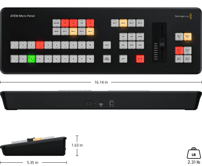 Blackmagic ATEM Micro Panel by  in  - EC MALL