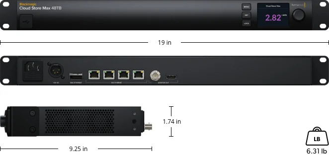Blackmagic Cloud Store Max 48TB by  in  - EC MALL