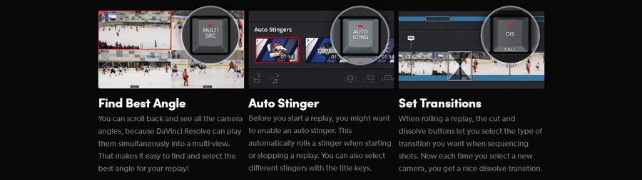 Blackmagic DaVinci Resolve Replay Editor by  in  - EC MALL