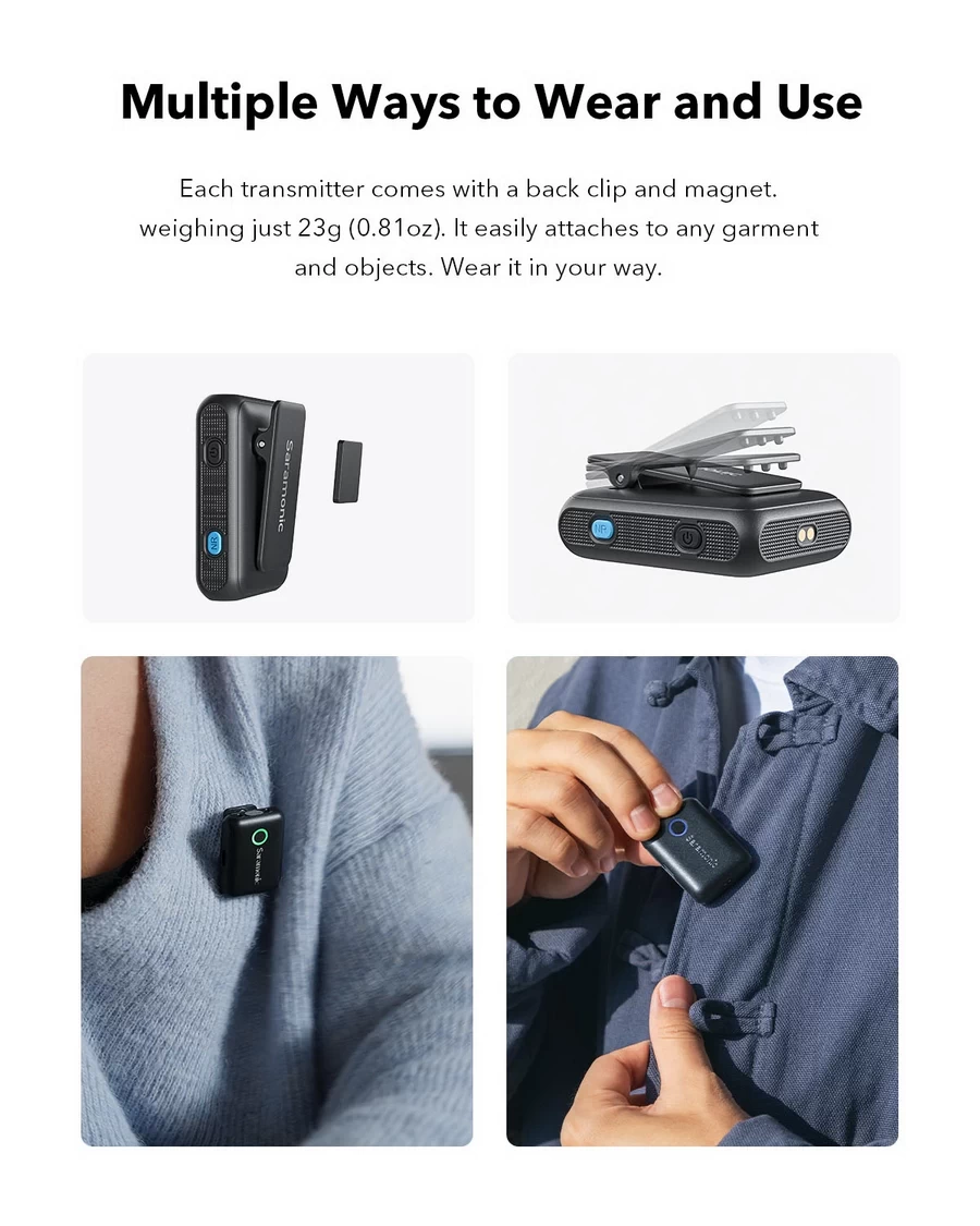 Saramonic Blink500 B2+ 4-in-1 Wireless Microphone System by  in  - EC MALL