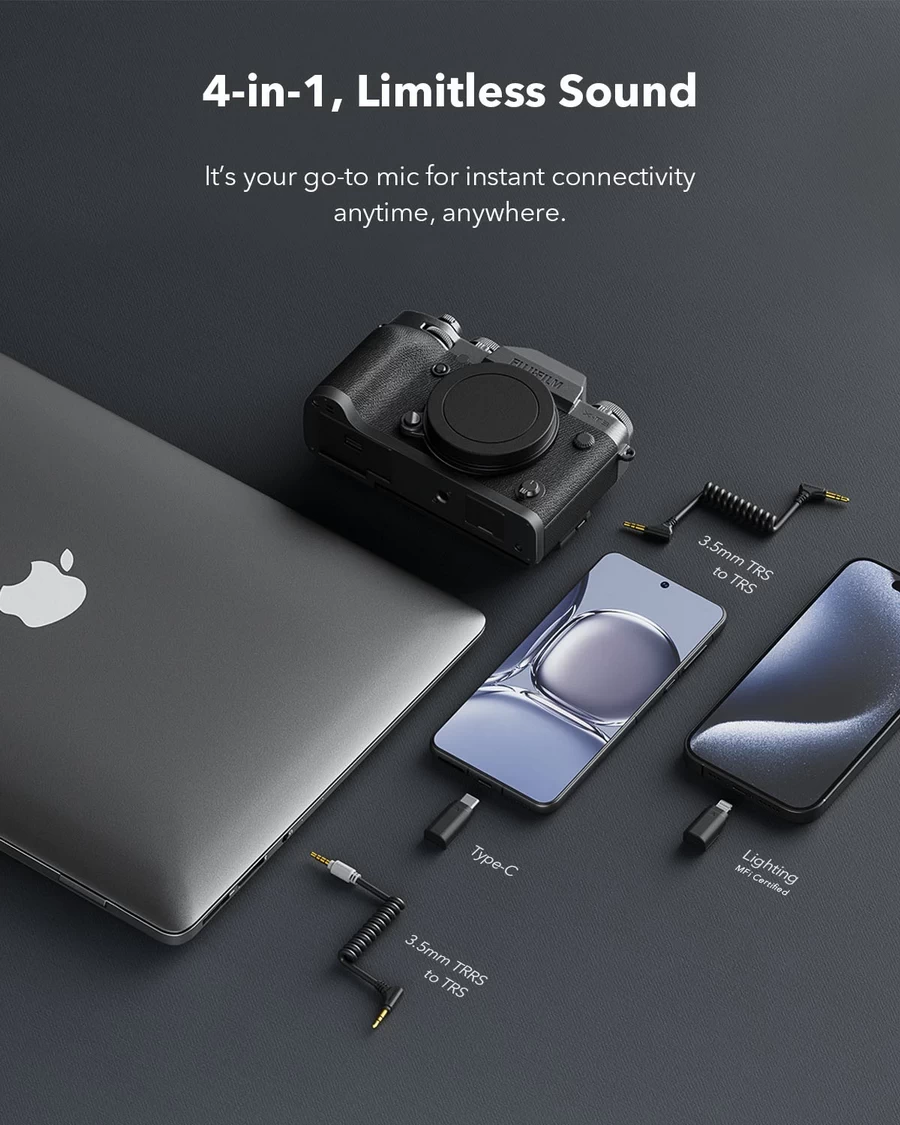 Saramonic Blink500 B2+ 4-in-1 Wireless Microphone System by  in  - EC MALL