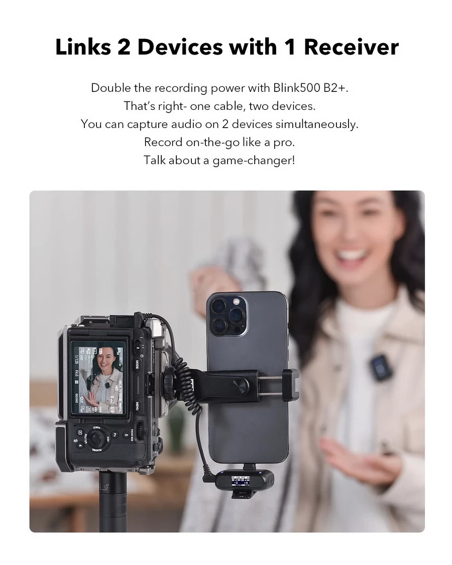 Saramonic Blink500 B2+ 4-in-1 Wireless Microphone System by  in  - EC MALL