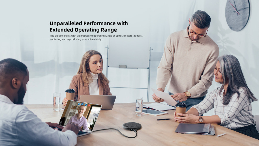 Boya Blobby USB Conference Microphone with Wireless Charger by  in  - EC MALL