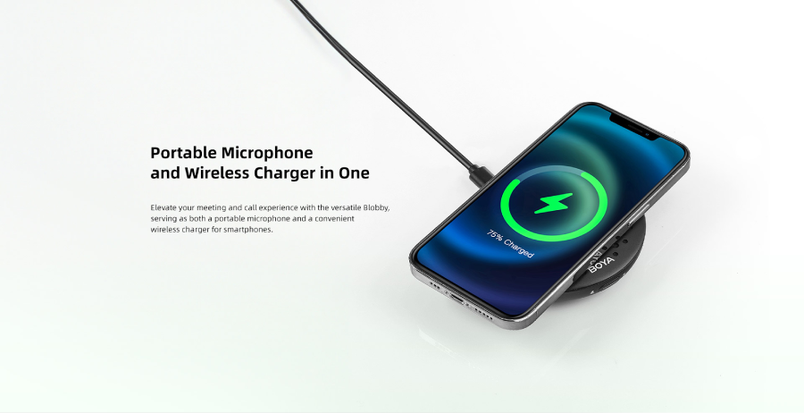 Boya Blobby USB Conference Microphone with Wireless Charger by  in  - EC MALL