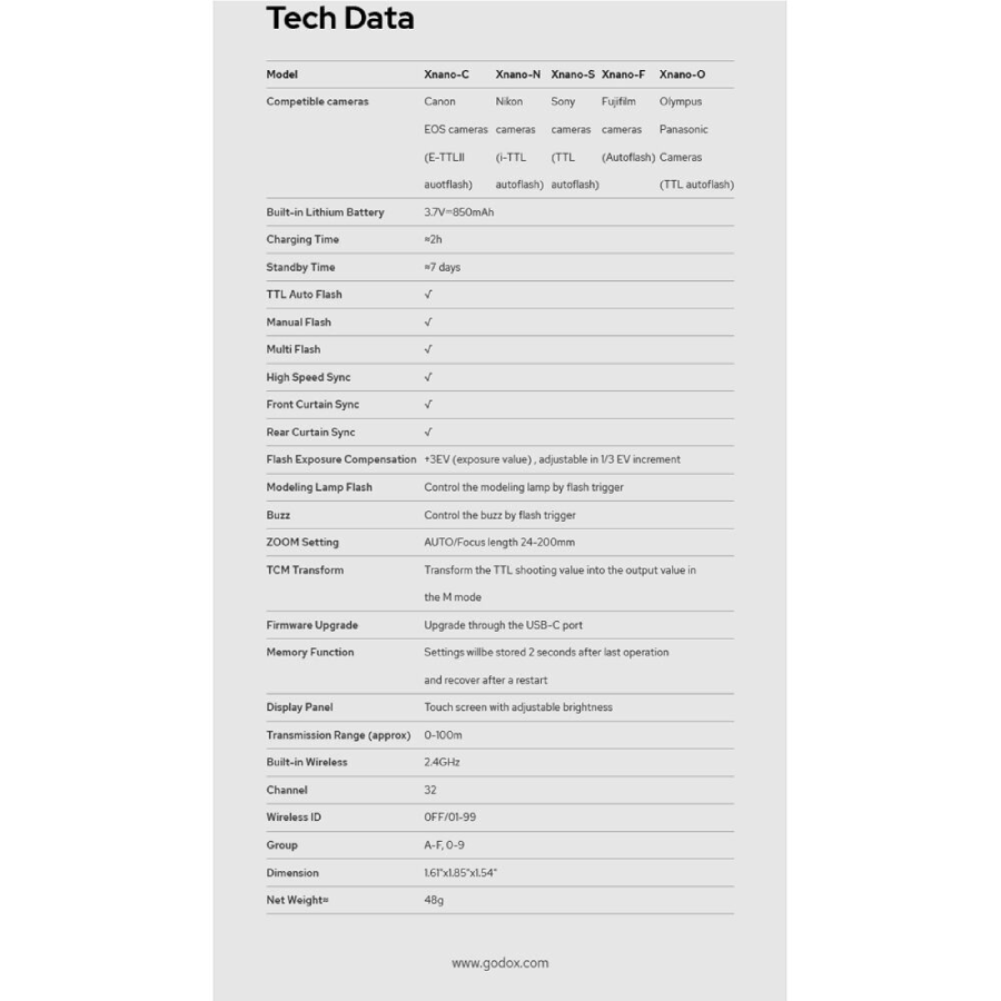 Godox X3 Touch Screen TTL Wireless Flash Trigger by  in  - EC MALL