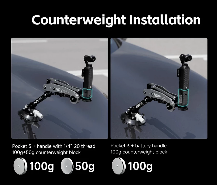 Movmax Blade Arm For Pocket 3 by  in  - EC MALL