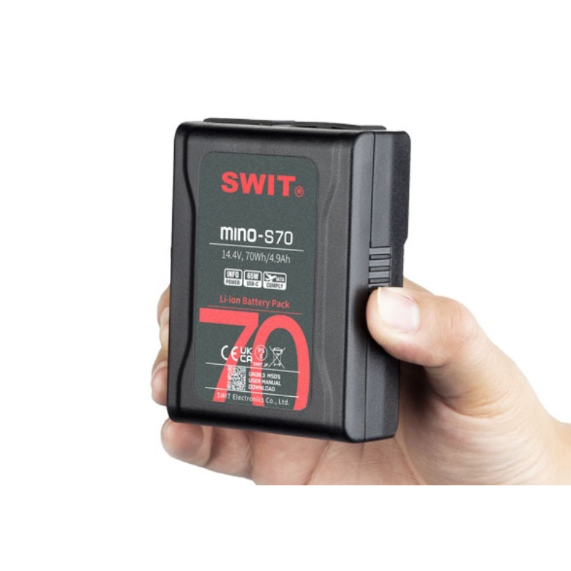 SWIT MINO-S70 70Wh Pocket V-mount Battery Pack by  in  - EC MALL