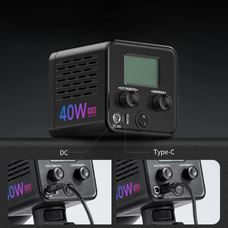 Ulanzi L024 40W RGB Portable LED Video Light by  in  - EC MALL