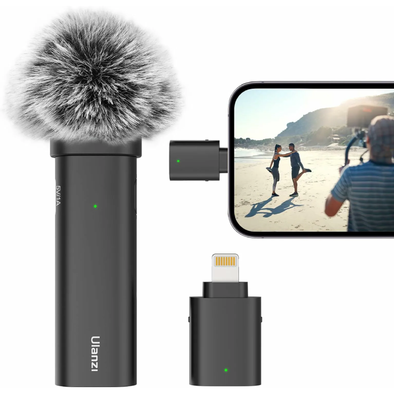 Ulanzi WM-10 Wireless Clip-on Microphone for Smartphone by  in  - EC MALL