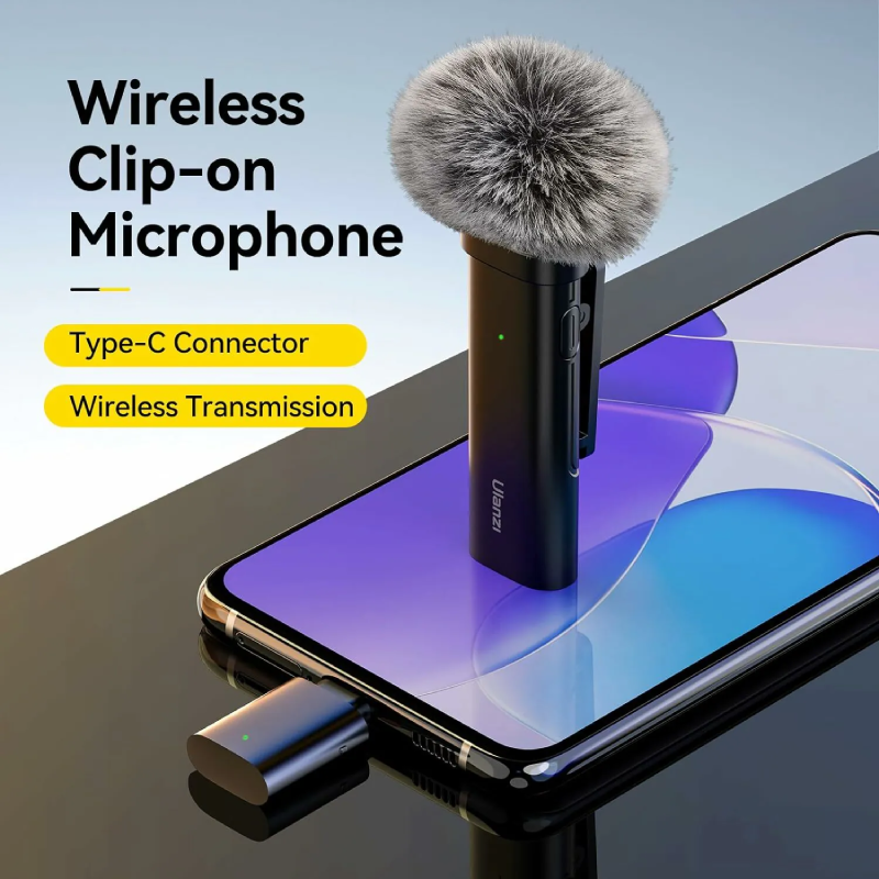 Ulanzi WM-10 Wireless Clip-on Microphone for Smartphone by  in  - EC MALL