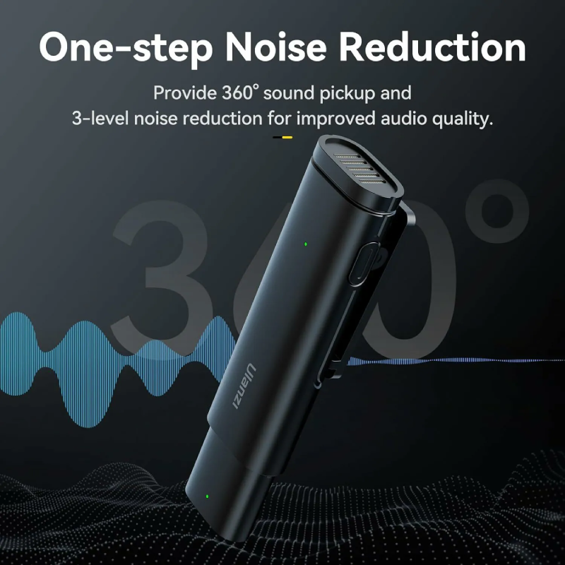 Ulanzi WM-10 Wireless Clip-on Microphone for Smartphone by  in  - EC MALL