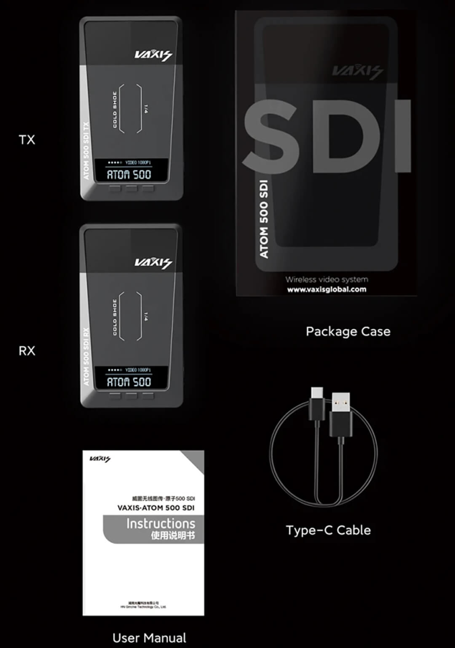 Vaxis Atom 500 SDI Basic Kit (1TX / 1RX) by  in  - EC MALL