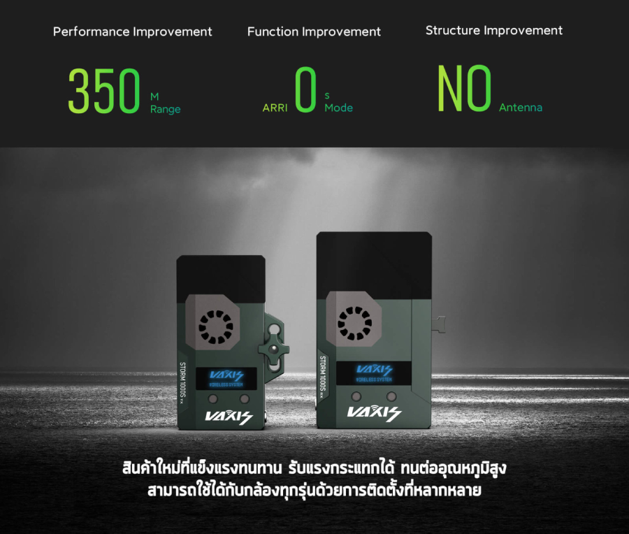 Vaxis Storm 1000s Kit Zero Delay Wireless Video Transmission ( 1TX  / 1RX V-MOUNT) by  in  - EC MALL