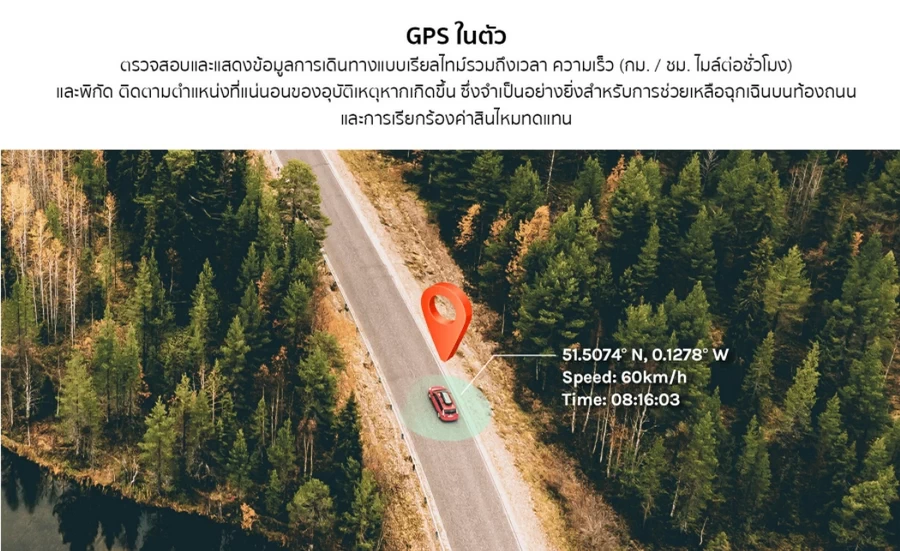 70mai Dash Cam 4K A800S กล้องติดรถยนต์ กล้องหน้า by  in  - EC MALL