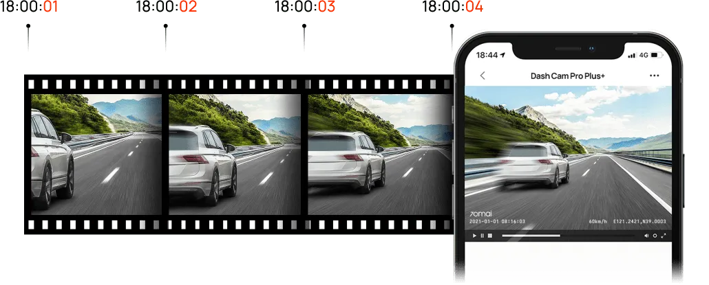 70mai Dash Cam Pro Plus A500S กล้องติดรถยนต์ กล้องหน้า by  in  - EC MALL