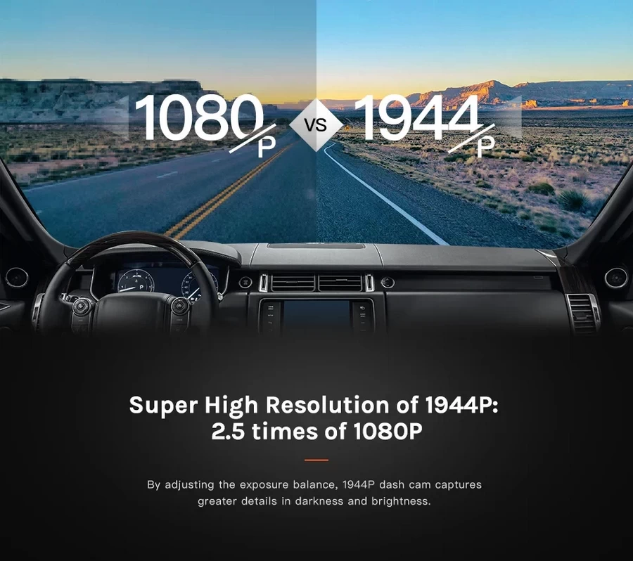 70mai Dash Cam Pro Plus A500S+RC06 Set (กล้องหน้า-กล้องหลัง) by  in  - EC MALL