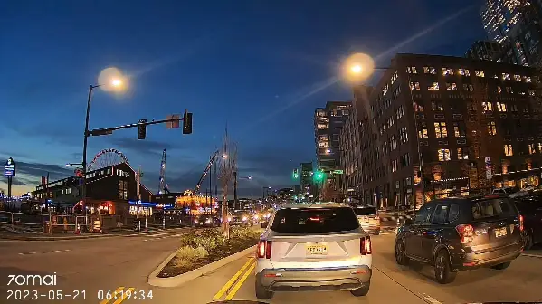 70mai Dash Cam A200-1 SET  กล้องติดรถยนต์ กล้องหน้า-หลัง by  in  - EC MALL