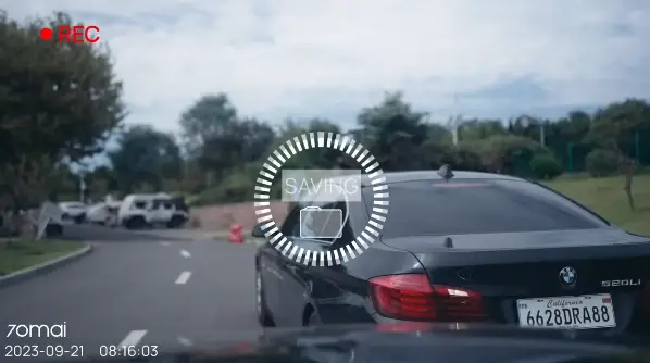 70mai Dash Cam A200-1 SET  กล้องติดรถยนต์ กล้องหน้า-หลัง by  in  - EC MALL