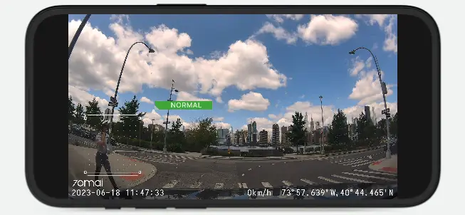 70mai Dash Cam A810 กล้องติดรถยนต์ กล้องหน้า by  in  - EC MALL