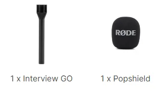 Rode Interview GO Handheld Mic Adapter for the Wireless GO by  in  - EC MALL
