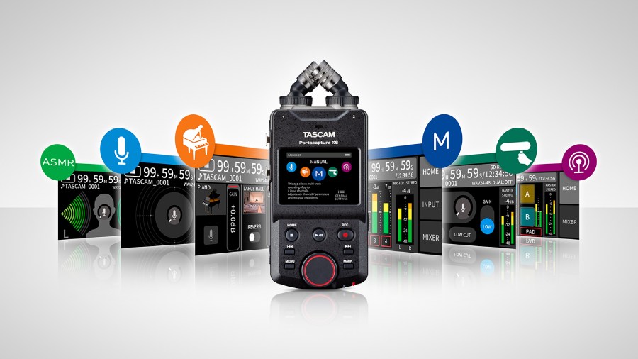 Tascam Portacapture X6 32-Bit 6-Channel Multitrack Field Recorder by  in  - EC MALL