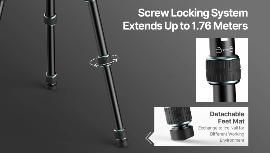 Ulanzi MT59 Professional Tripod by  in  - EC MALL