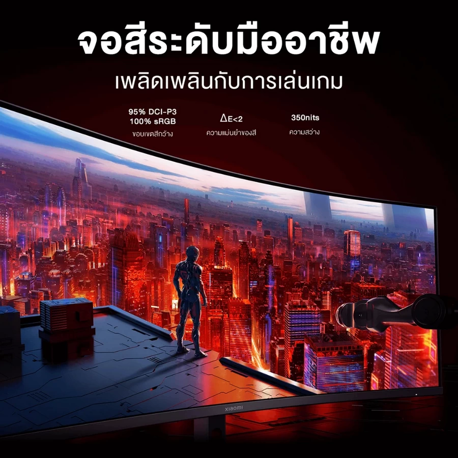 Xiaomi Curved Gaming Monitor G34WQi เกมมิ่งมอนิเตอร์จอโค้ง ขนาด 34 นิ้ว by  in  - EC MALL